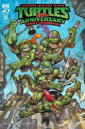 Teenage Mutant Ninja Turtles: 40th Anniversary Comics Celebration Variant B