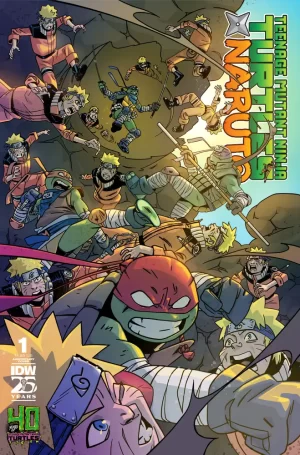 Teenage Mutant Ninja Turtles X Naruto #1 40th Anniv Duncan