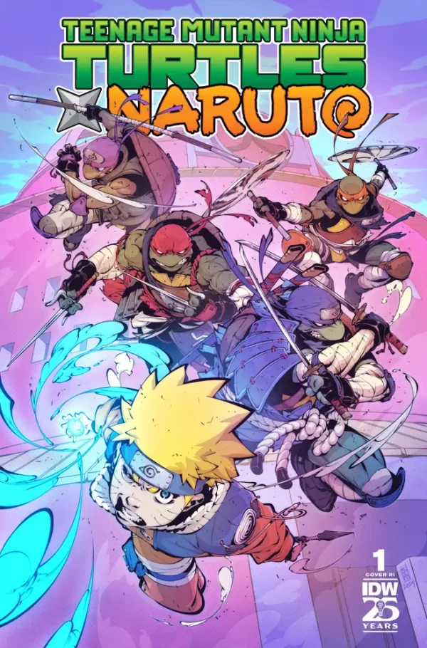 Teenage Mutant Ninja Turtles X Naruto #1 50 Copy Melnikov