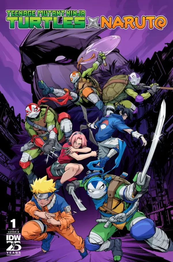 Teenage Mutant Ninja Turtles X Naruto #1 (Cover B - Prasetya)