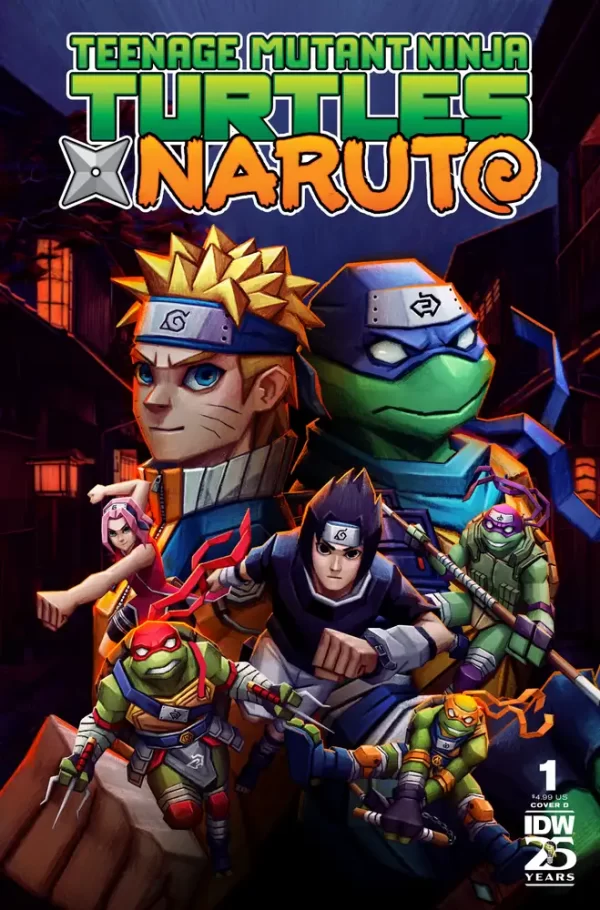 Teenage Mutant Ninja Turtles X Naruto #1 (Cover D - Moncayo)