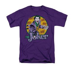 The Joker Shirt Cards Purple T-Shirt