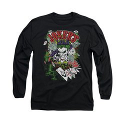 The Joker Shirt Jokers Wild Long Sleeve Black Tee T-Shirt