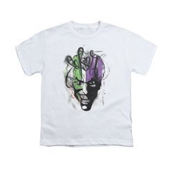 The Joker Shirt Kids Airbush White T-Shirt