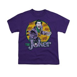 The Joker Shirt Kids Cards Purple T-Shirt