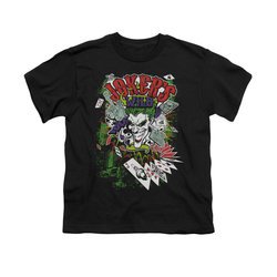 The Joker Shirt Kids Jokers Wild Black T-Shirt