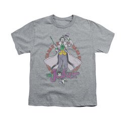 The Joker Shirt Kids Tux Athletic Heather T-Shirt