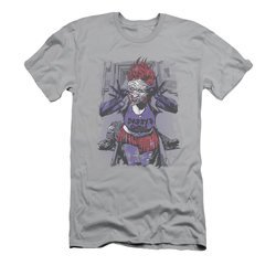 The Joker Shirt Slim Fit Jokers Daughter Silver T-Shirt