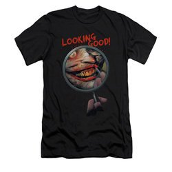 The Joker Shirt Slim Fit Looking Good Black T-Shirt