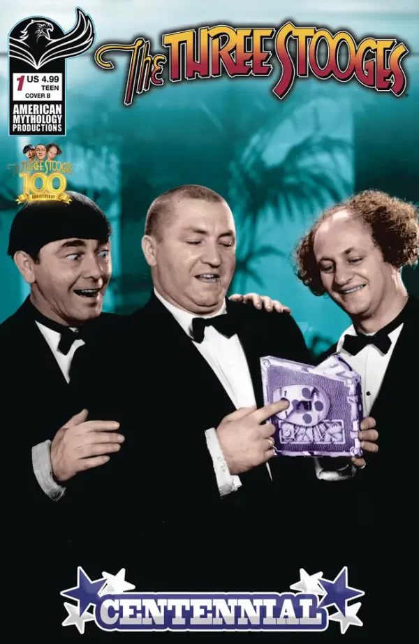 Three Stooges Centennial #1 (Cover B - Photo)