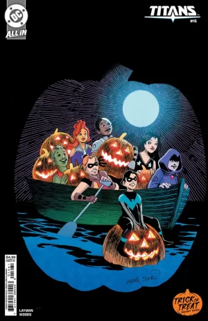 Titans #16 (Cover D - Kelley Jones Trick or Treat Card Stock Variant)