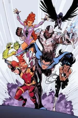 Titans #19 (Cover B - Karl Kerschl Card Stock Variant)