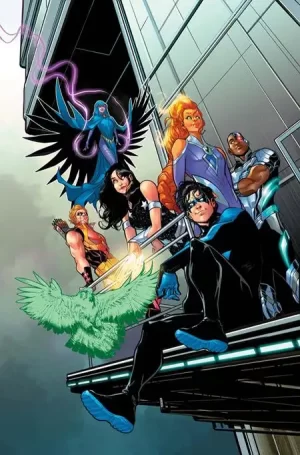 Titans #19 (Cover C - David Baldeon Card Stock Variant)