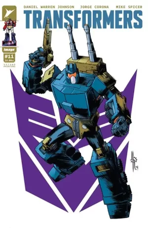 Transformers #11 (2nd Printing) (Cover A - Jason Howard Decepticon)