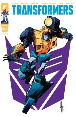 Transformers #13 (2nd Printing) (Cover A - Jason Howard Decepticon)