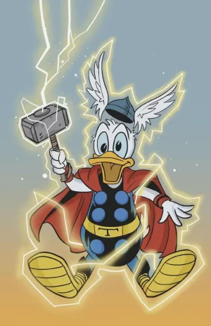 What if Donald Duck Became Thor #1 ((Retailer 50 Copy Incentive Variant) Vir Variant)