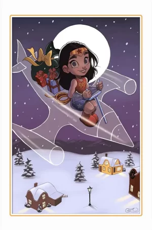 Wonder Woman #16 (Cover D - Chrissie Zullo DC Winter Wonderland Card Stock Variant)