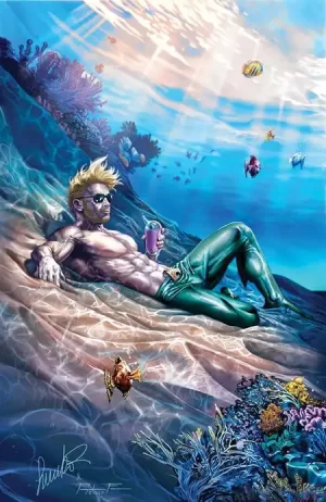 Aquaman #1 (Cover F - Inc 1:25 Salvador Larroca Card Stock Variant)