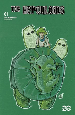 Herculoids #1 (Cover L - (Retailer 10 Copy Incentive Variant) Rousseau Pastel Art Origina)