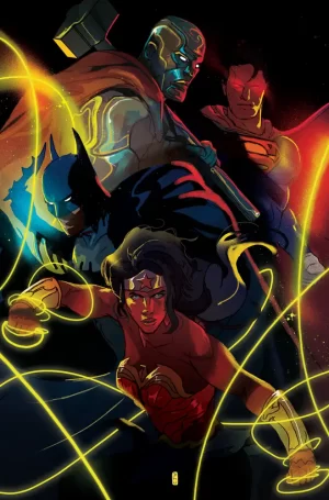 Justice League Unlimited #4 (Cover B - Christian Ward Card Stock Variant)