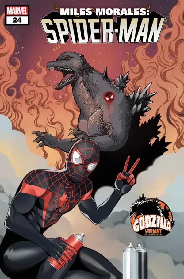 Miles Morales Spider-Man #24 (Romy Jones Godzilla Variant)