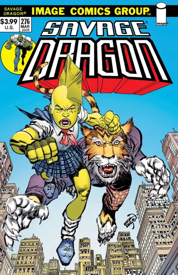 Savage Dragon #276 (Cover B - Erik Larsen 70s Trade Dress Variant)