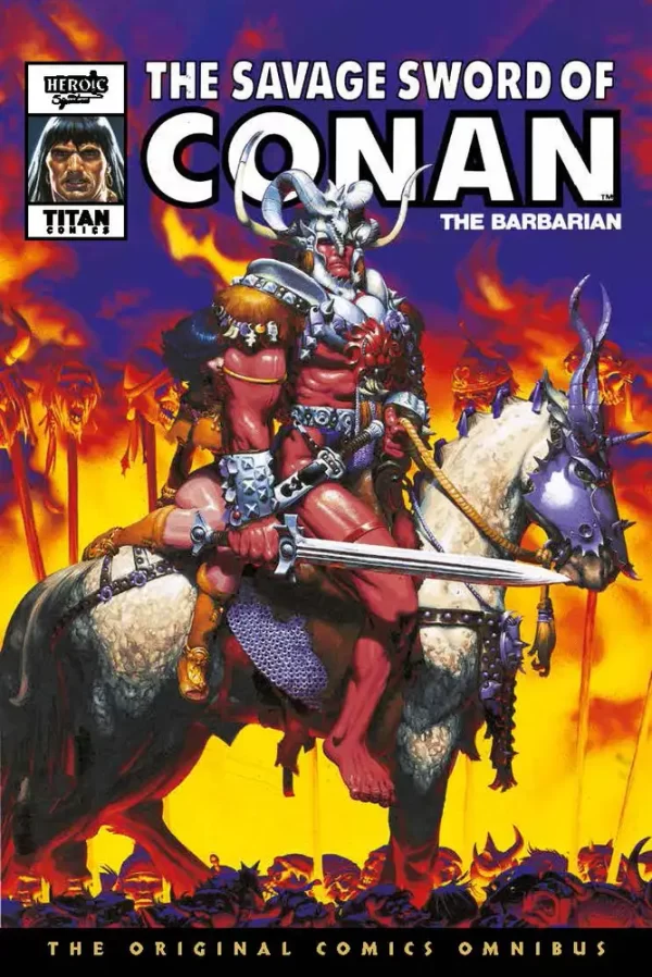 Savage Sword Conan Original Omni Reg Ed HC Vol 09