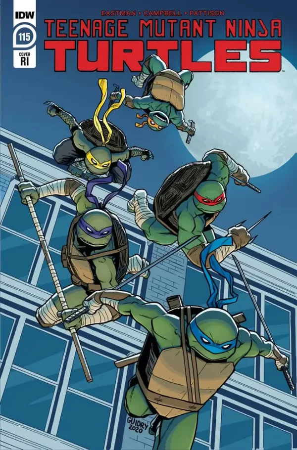 Teenage Mutant Ninja Turtles Ongoing #115 (10 Copy Gavin Guidry Variant)