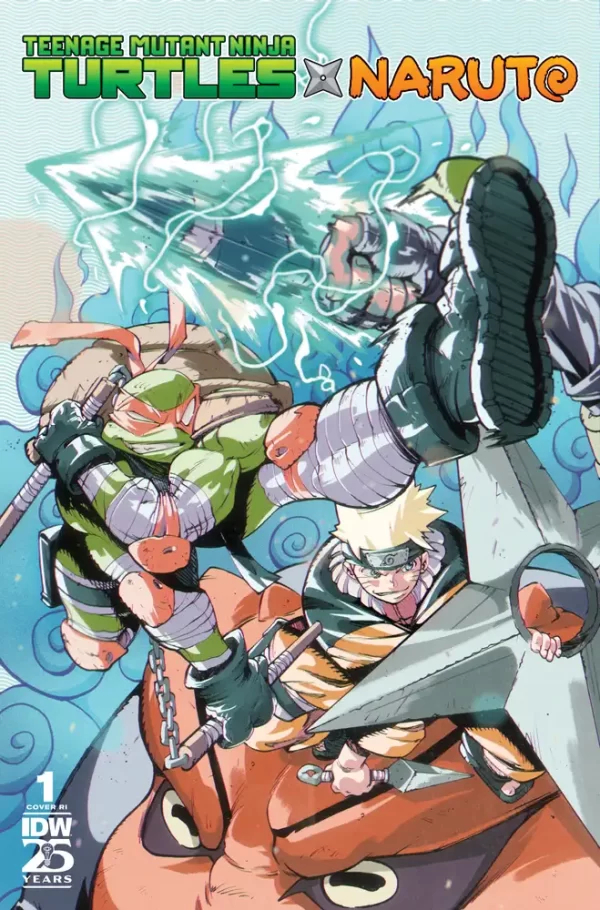 Teenage Mutant Ninja Turtles X Naruto #1 75 Copy Ortiz