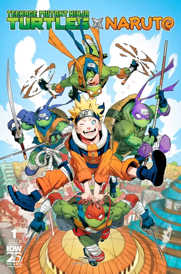 Teenage Mutant Ninja Turtles X Naruto #1 (Cover A - Jimenez)