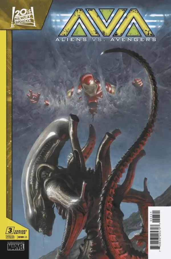 Aliens vs Avengers #3 (of 4) (Paolo Rivera Variant)