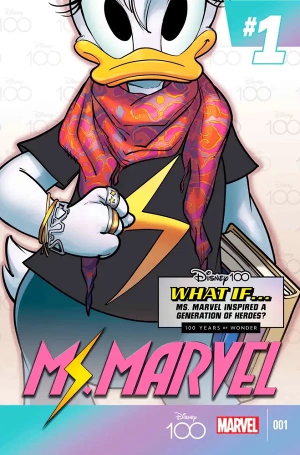 Amazing Spider-Man #33 (Perissonotto Disney100 Ms. Marvel Variant)