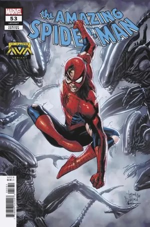 Amazing Spider-Man #53 (Tony Daniel Marvel vs Alien Variant)