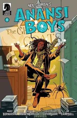 Anansi Boys I #5 (Shawn Martinbrough Variant Cover)