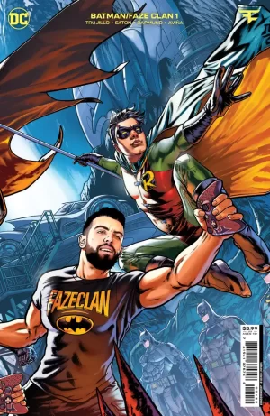 Batman Faze Clan #1 (Cover E - Jason Badower Connecting 4 Robin Variant)