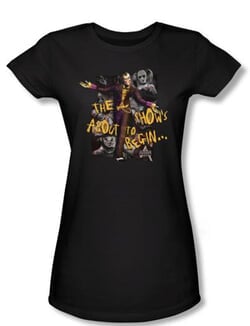 Batman Juniors T-Shirt - Arkham City About To Begin Black Tee