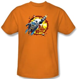 Batman Kids T-Shirt - All Treats Youth Orange Tee