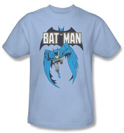 Batman Kids T-Shirt - Batman #241 Cover Youth Light Blue Tee