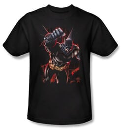 Batman Kids T-Shirt - Crimson Knight Youth Charcoal Tee