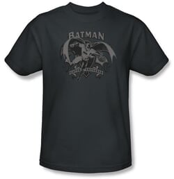 Batman Kids T-Shirt - Crusade Youth Charcoal Tee