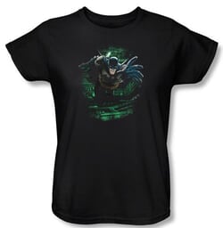 Batman Ladies T-Shirt - Surprise Black Tee