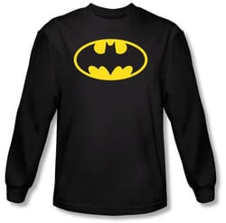 Batman Long Sleeve T-Shirt - Classic Logo Black