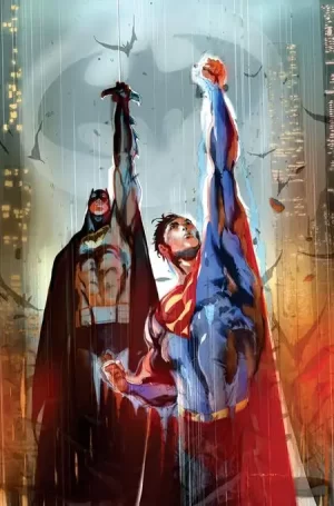 Batman Superman Worlds Finest #27 (Cover D - Inc 1:25 Keron Grant Card Stock Variant)