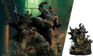 Batman vs. Killer Croc (Deluxe Version) DC Comics Quarter Scale Statue