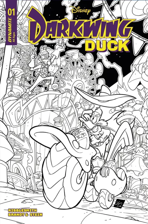 Darkwing Duck #1 (Cover M - (Retailer 10 Copy Incentive Variant) Cangialosi Line Art)