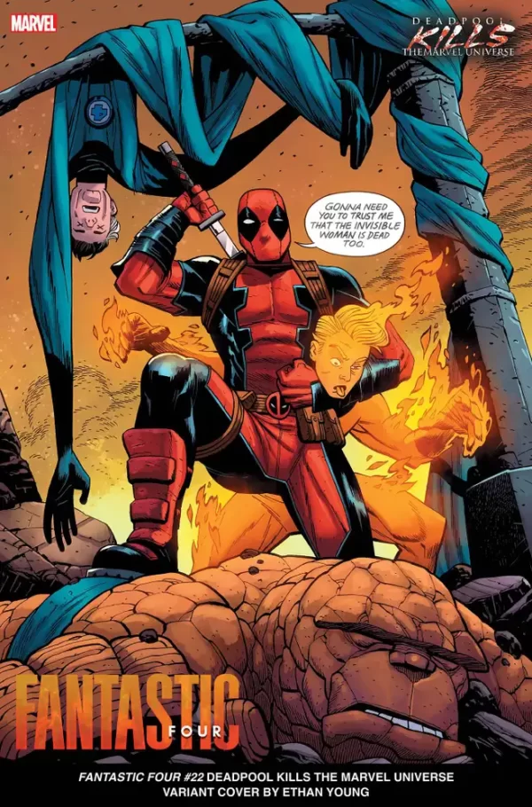 Fantastic Four #22 (Young Deadpool Kills Marvel Universe Variant)