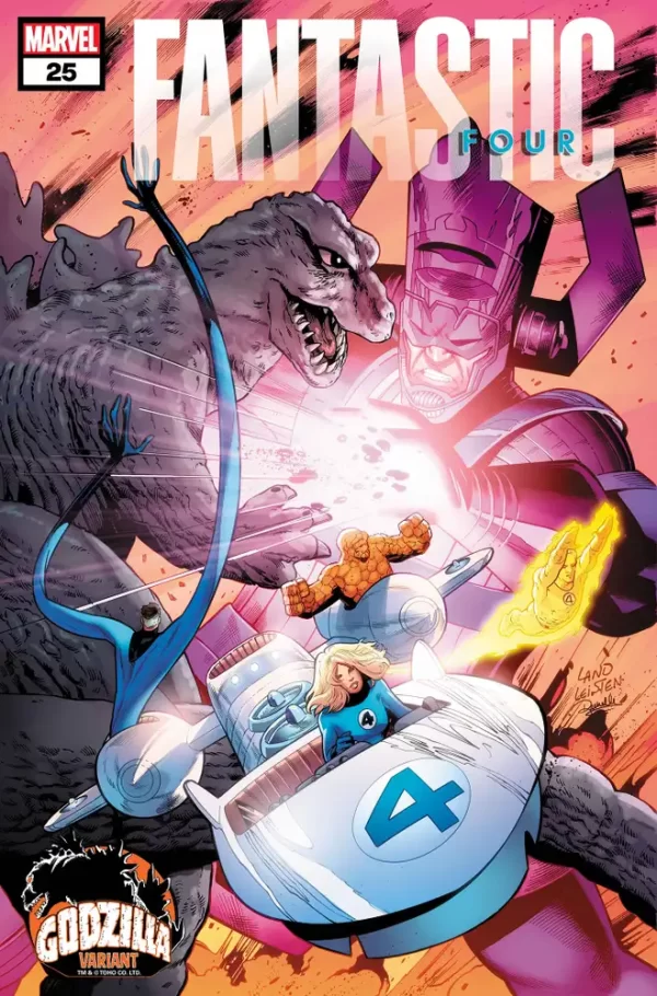 Fantastic Four #25 (Greg Land Godzilla Variant)