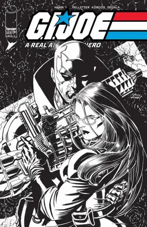 GI Joe a Real American Hero #307 (Cover B - Andy Kubert B&W Variant)