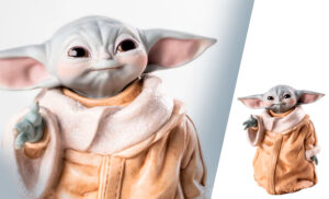 Grogu Star Wars Porcelain Statue