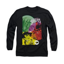 Harley Quinn Shirt Gotham Sirens Long Sleeve Black Tee T-Shirt